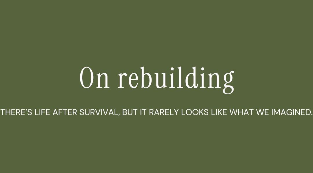 On rebuilding